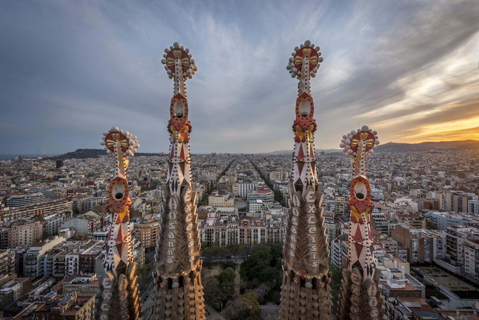 Pináculos, marca de Gaudí