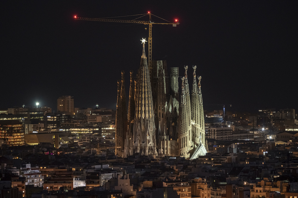 La estrella de la Sagrada Familia será protagonista en el nuevo alumbrado de  Paseo de Gracia