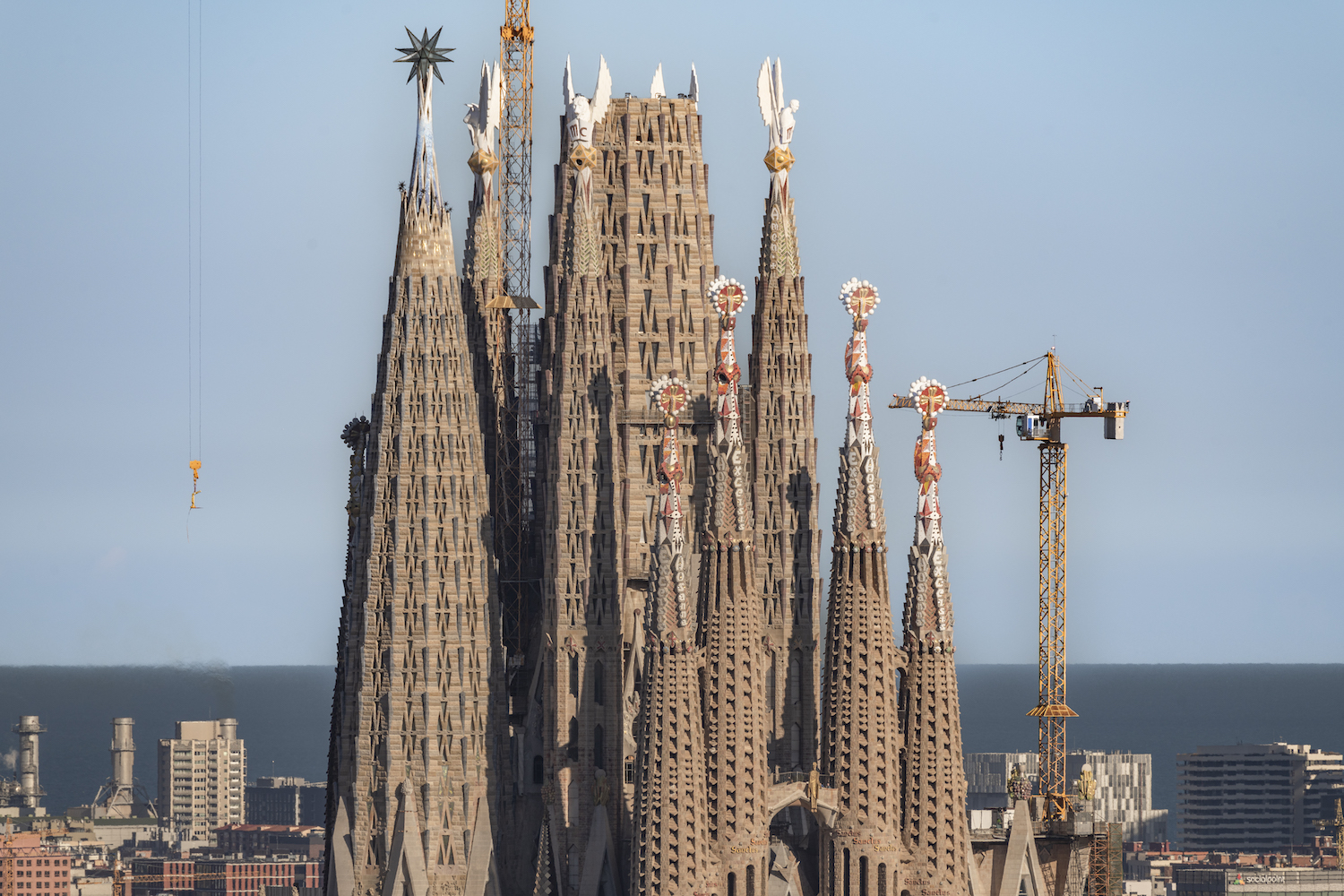 Towers of the Sagrada Familia