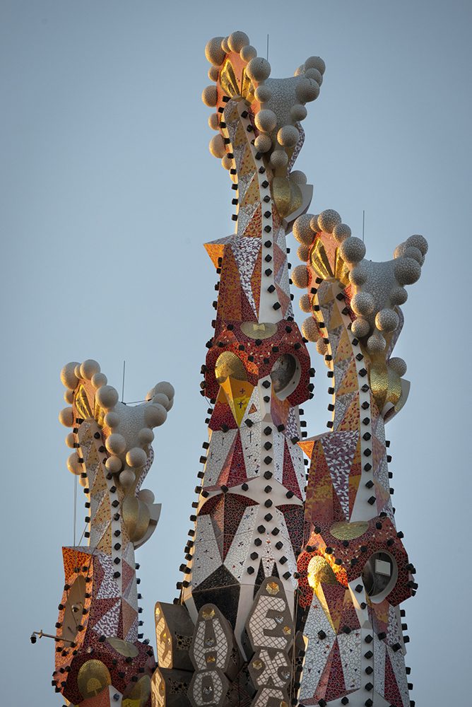 Pinacles de la façana de la Passió